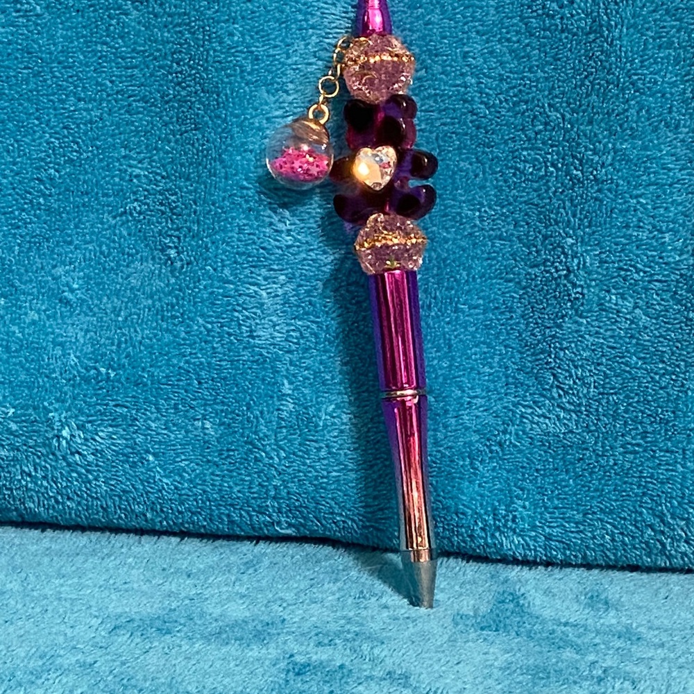 Purple and Pink Decorative Pen